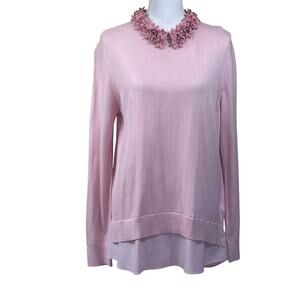 Ted Baker pink Nansea sweater, feminine, elegant, quiet luxury, timeless